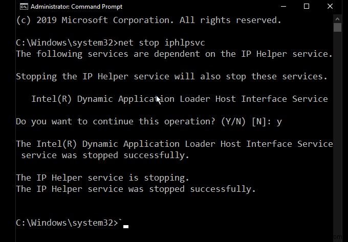 Windows 10의 Iphlpsvc(IP Helper) 서비스란? 안전하게 비활성화하는 방법