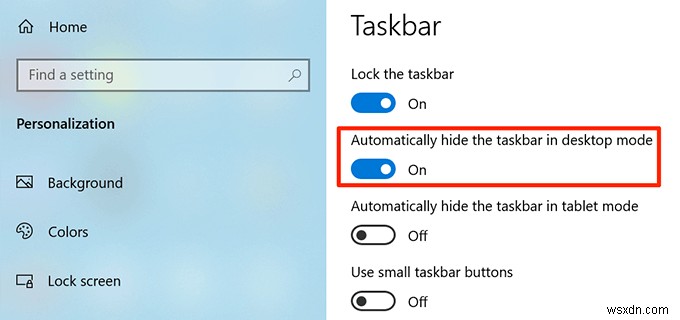 Windows 10에서 작업 표시줄 숨기는 방법과 자동 숨김 오류 해결법