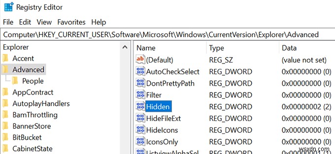 Windows 10 숨겨진 파일 표시 방법 3가지 (파일 탐색기·제어판·레지스트리)