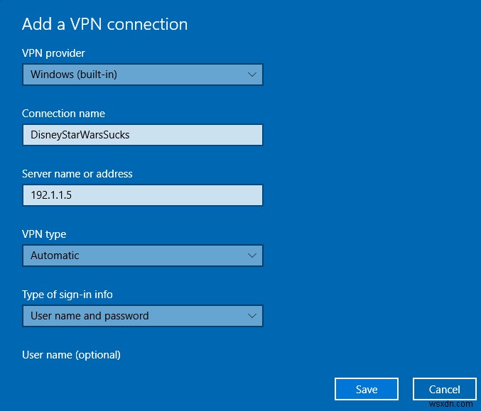 Windows 10 내장 VPN 서비스 설정 및 사용하는 방법