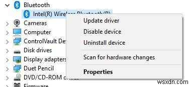 Windows 10에서 블루투스 어댑터 버전 확인하는 방법
