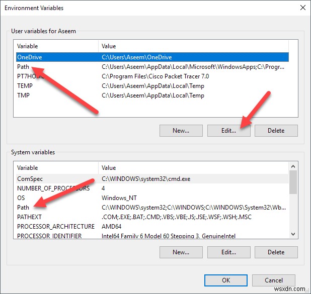 Windows PATH 환경 변수에 경로 추가하는 방법 (Windows 10/7)