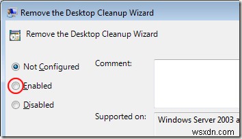 Windows 7에서 바탕 화면 정리 마법사 제거하는 방법