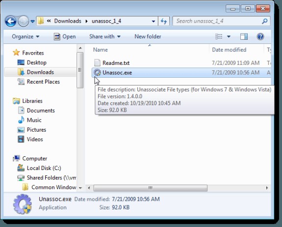 Windows 7에서 파일 형식 연결 제거하는 방법 완벽 가이드
