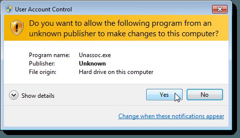 Windows 7에서 파일 형식 연결 제거하는 방법 완벽 가이드