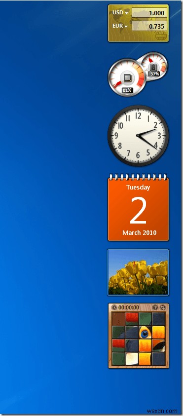 Windows 7에서 사이드바는 어디로 갔을까? 가젯 활용법 총정리