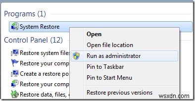 Windows 7·Vista에서 Windows 기능 켜기/끄기 창이 비어 있을 때 해결 방법