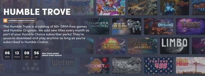 Humble Trove 최고의 게임 5선 – 월 $20으로 누리는 DRM 프리 게임 보물창고