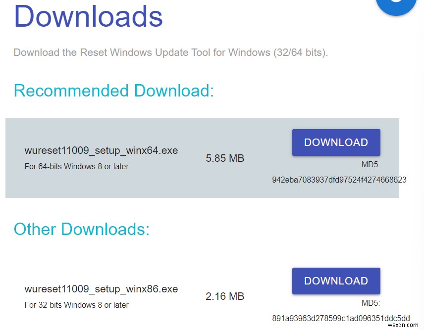 Windows 업데이트 재설정 도구(RWUT) 사용법 완벽 가이드