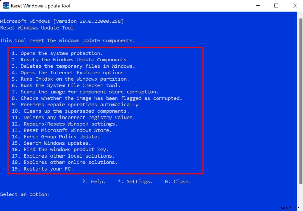 Windows 업데이트 재설정 도구(RWUT) 사용법 완벽 가이드