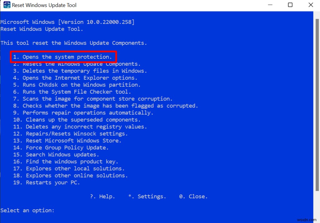 Windows 업데이트 재설정 도구(RWUT) 사용법 완벽 가이드