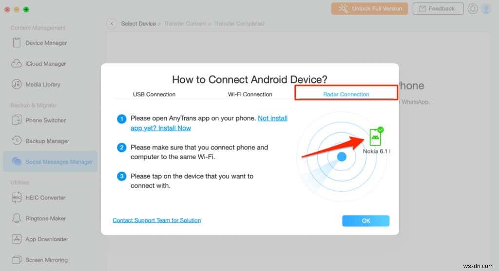 안드로이드에서 아이폰으로 WhatsApp 데이터 전송하는 방법 (AnyTrans & iCareFone)