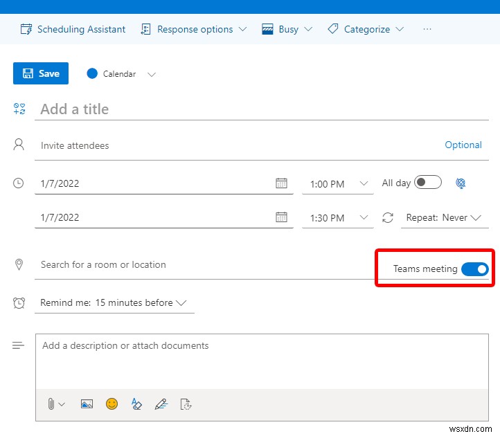 Microsoft Teams 회의 링크 만드는 방법 총정리 (캘린더·Outlook·채팅)