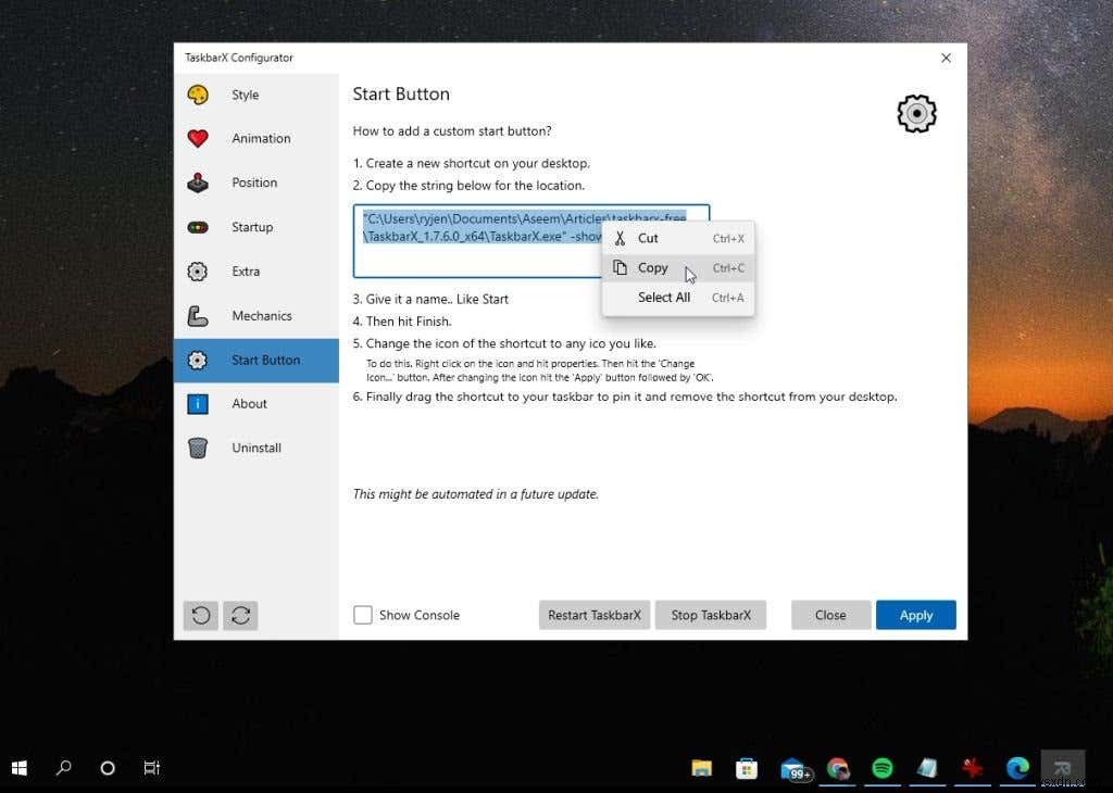 TaskbarX로 Windows 작업 표시줄 자유롭게 꾸미는 방법 (설치부터 설정까지)