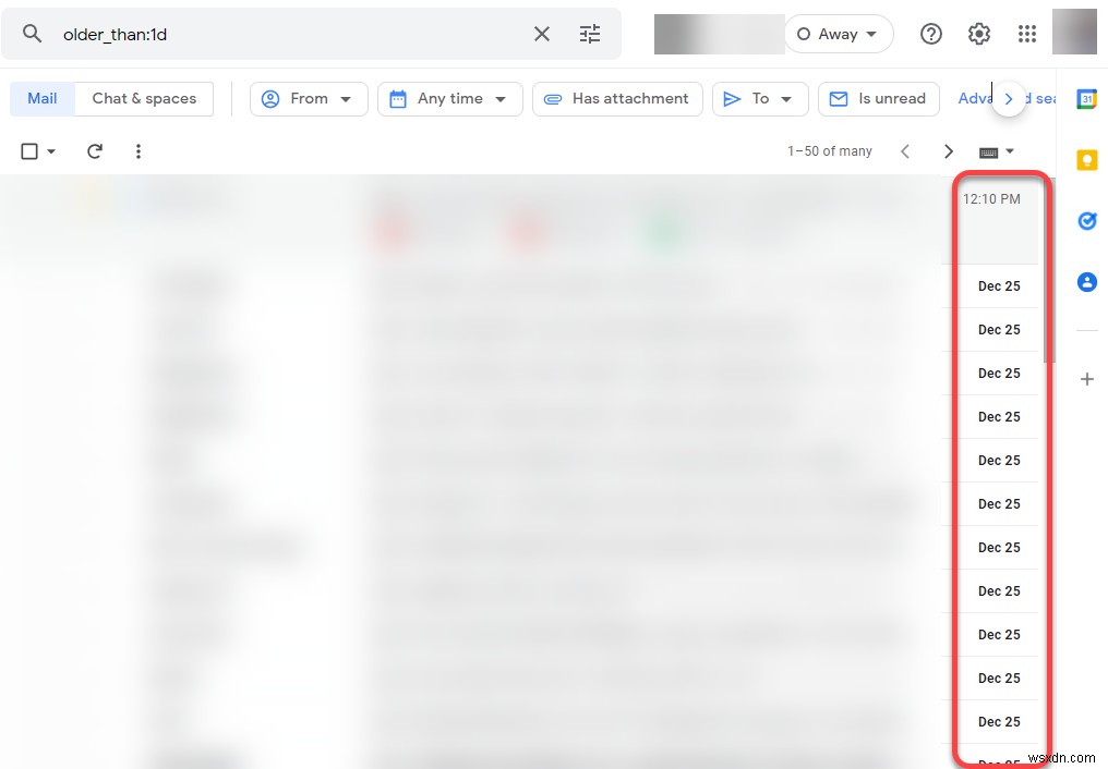 Gmail에서 오래된 이메일만 골라 삭제하는 방법