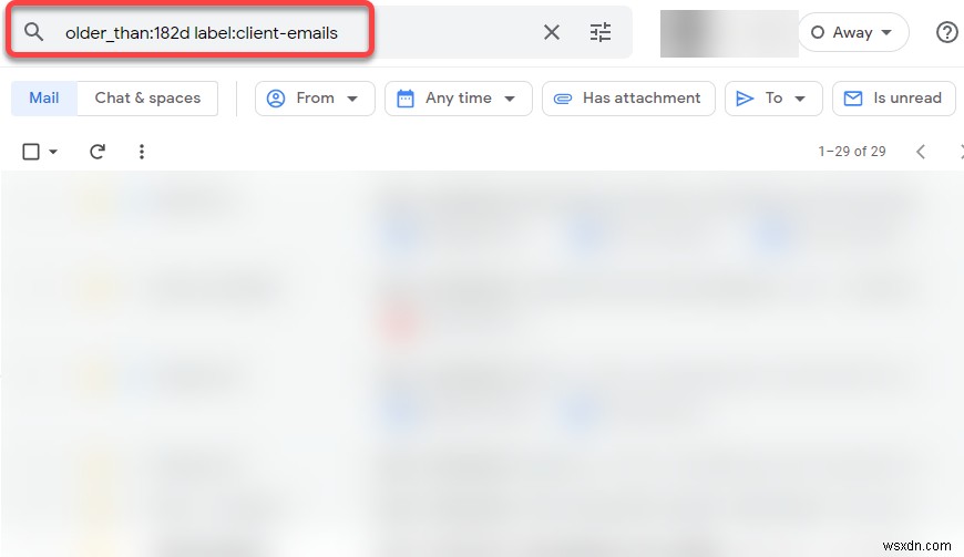 Gmail에서 오래된 이메일만 골라 삭제하는 방법