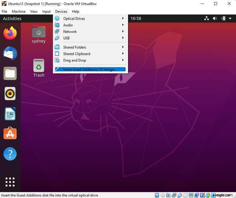 우분투(Ubuntu)에서 VirtualBox 게스트 애디션 설치하는 방법