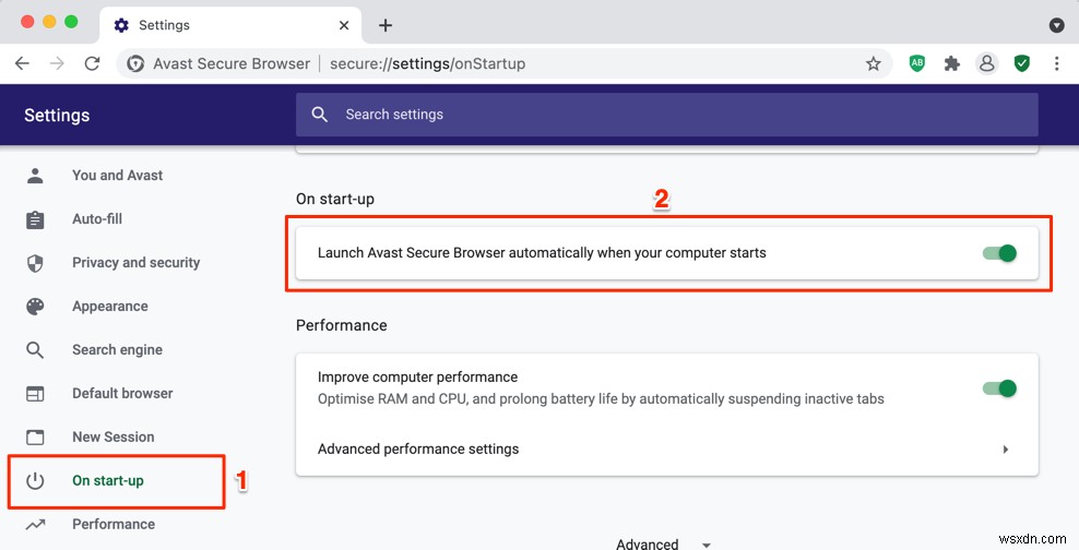 Avast Secure Browser 자동 실행 비활성화 및 완전 삭제 방법