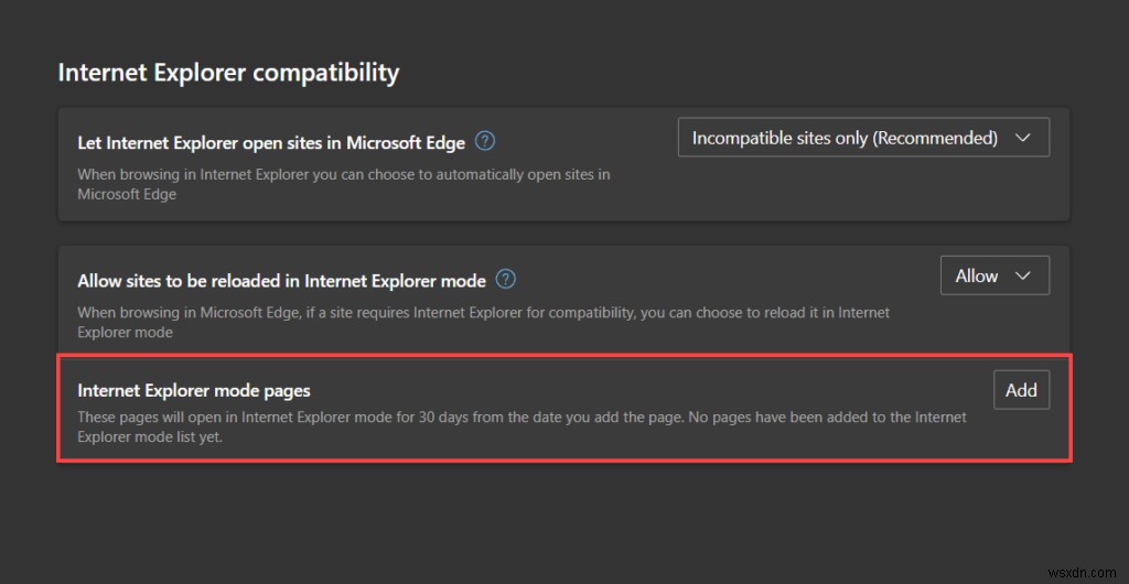Windows 10/11 엣지(Edge)에서 인터넷 익스플로러(IE) 모드 활성화하는 방법