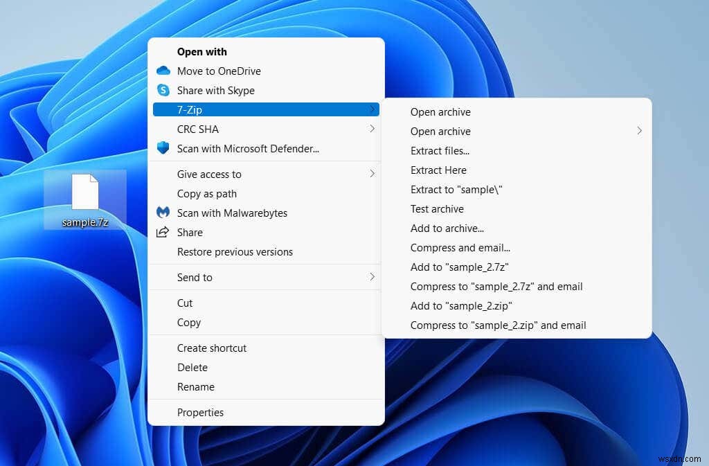 Windows, Mac, Linux에서 7Z 파일을 열고 압축 해제하는 방법 총정리