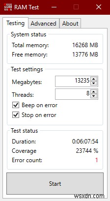 Windows에서 RAM(메모리) 불량 테스트하는 방법 완벽 가이드