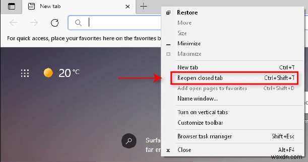 모든 웹 브라우저에서 닫힌 탭 복구하는 방법 총정리 (Edge·Firefox·Chrome·Safari)