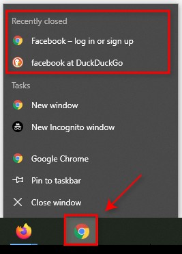 모든 웹 브라우저에서 닫힌 탭 복구하는 방법 총정리 (Edge·Firefox·Chrome·Safari)