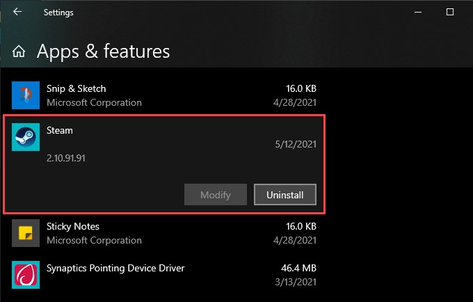 Windows 10에서 Steam 서비스 오류 해결하는 방법 총정리