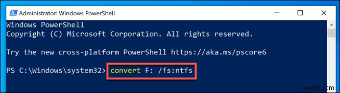 Windows 드라이브를 FAT32에서 NTFS로 변환하는 완벽 가이드