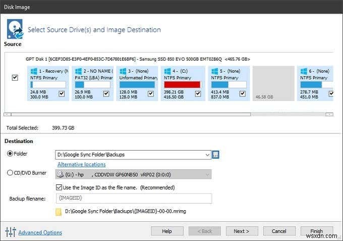 구글 백업 및 동기화(Google Backup and Sync)로 하드 드라이브 전체 백업하는 방법