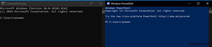 Windows 탐색기로 폴더 위치에서 명령 프롬프트 바로 여는 방법