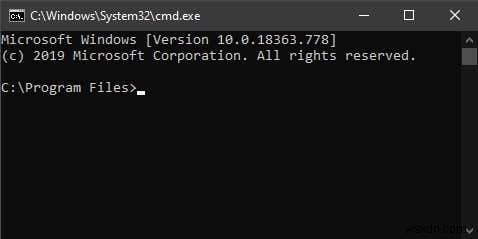 Windows 탐색기로 폴더 위치에서 명령 프롬프트 바로 여는 방법