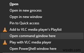 Windows 탐색기로 폴더 위치에서 명령 프롬프트 바로 여는 방법
