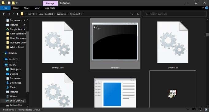 Windows 탐색기로 폴더 위치에서 명령 프롬프트 바로 여는 방법