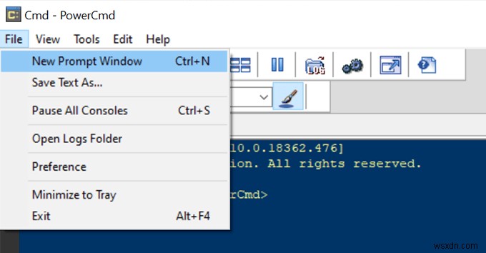Windows 10에서 탭 형태의 명령 프롬프트를 사용하는 방법