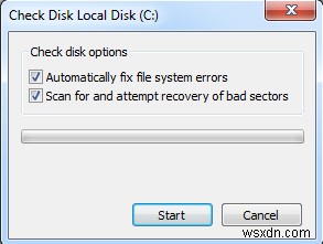 CHKDSK 디스크 검사 유틸리티로 Windows 7/8/10 파일 시스템 오류 수정하는 방법