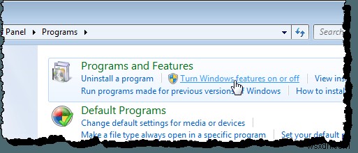 Windows 기능 활성화 및 비활성화하는 방법
