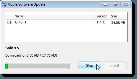 Windows에서 Apple Safari 브라우저 업데이트하는 방법