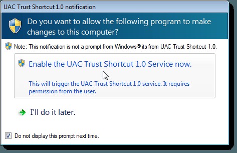 특정 프로그램에만 UAC(사용자 계정 컨트롤) 끄는 방법 – UAC Trust Shortcut 활용법
