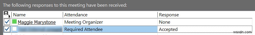 Outlook 회의 추적 기능으로 회의 수락자 확인하는 방법