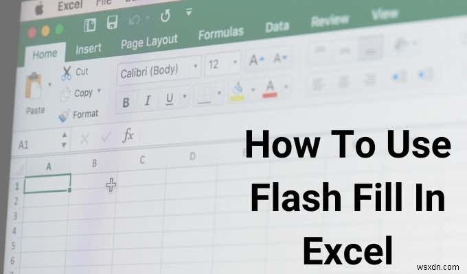 엑셀 플래시 채우기(Flash Fill) 사용법 – 반복 입력 작업을 자동화하는 꿀팁