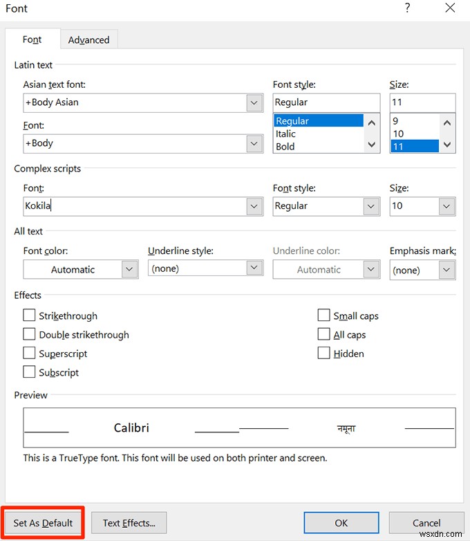 Office 앱에서 기본 글꼴을 변경하는 방법 (Word·Excel·PowerPoint·Outlook)