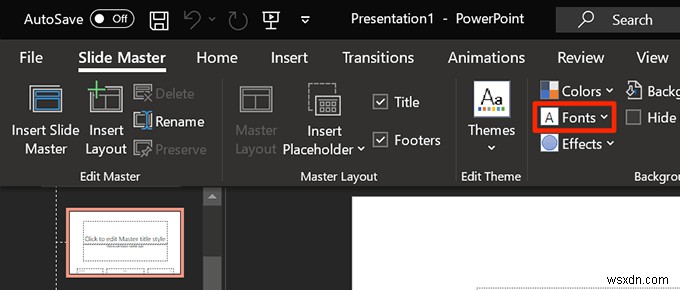 Office 앱에서 기본 글꼴을 변경하는 방법 (Word·Excel·PowerPoint·Outlook)