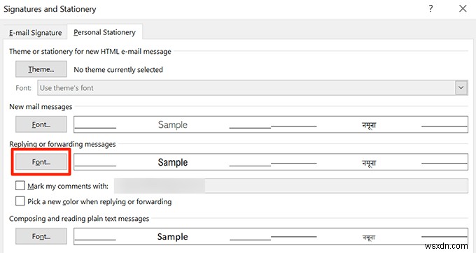 Office 앱에서 기본 글꼴을 변경하는 방법 (Word·Excel·PowerPoint·Outlook)