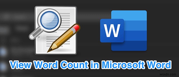 마이크로소프트 워드(MS Word)에서 단어 수 표시·확인하는 방법 총정리