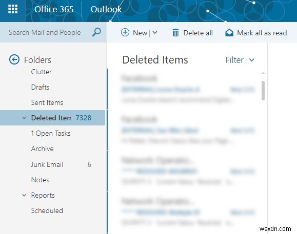 Office 365에서 삭제된 이메일 복구하는 방법 총정리