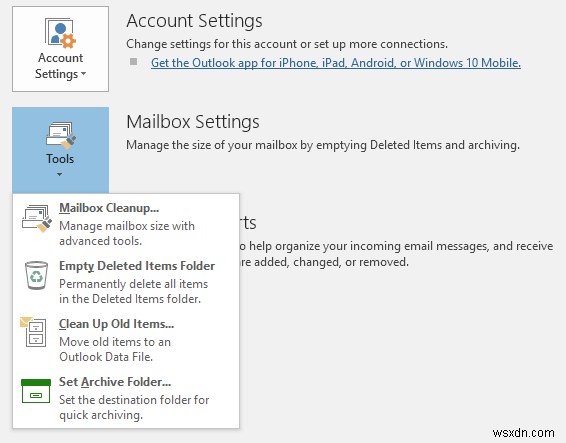 Outlook 메모리 사용량 줄이고 속도 높이는 9가지 방법
