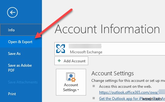 마이크로소프트 아웃룩(Outlook)에서 이메일을 CSV 또는 PST 파일로 내보내는 방법