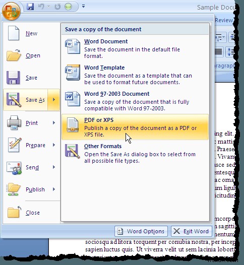 Microsoft Office에서 PDF 문서 만드는 방법 – Word 버전별 완벽 가이드