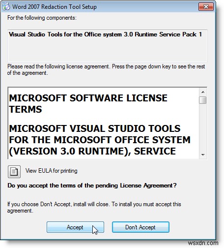Word 2007/2010 문서에서 기밀 정보 숨기는 방법 – Redaction Tool 완벽 가이드